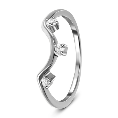 14K Różowe złoto Prawdziwa biżuteria z diamentami, okrągłe prawdziwe fantazyjne diamentowe pierścionki rocznicowe