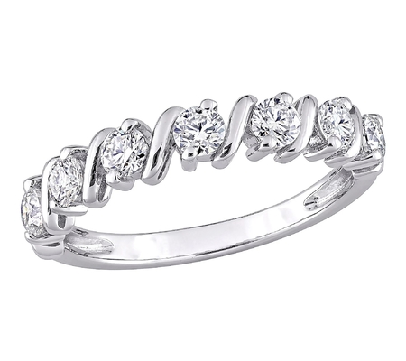 7 szt. 3mm okrągły brylantowy szlif Prawdziwy prawdziwy diament Pierścionek zaręczynowy Moissanite Biały pierścionek z 18-karatowego złota