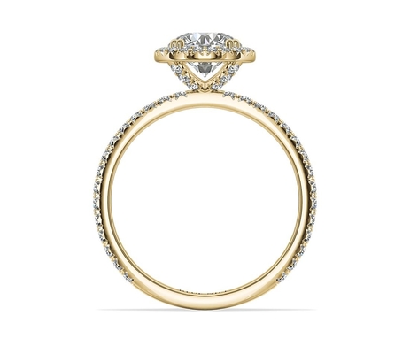 Luksusowy pierścionek zaręczynowy Gia Diamond Woman w prawdziwym solidnym 14-karatowym złocie pierścionek zaręczynowy z dużymi diamentami