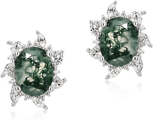 925 Sterling Silver Marquise Shape Jade Aventurine otwarte pierścienie z liśćmi oliwne pierścienie z liśćmi ręcznie robiona biżuteria wyjątkowe prezenty dla Wo