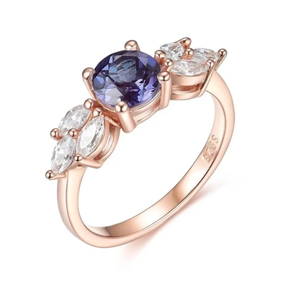 Kobiety 925 Sterling Silver naturalny niebieski kamień księżycowy pierścionek z kamieniem księżycowym projekt biżuterii