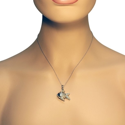 Sterling Silver Blue Sea Turtle Wisiorek Naszyjnik Biżuteria dla Kobiet Ladies Turtle Animal Earrings