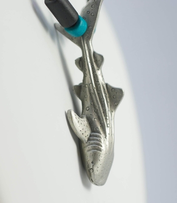 Rekin wielorybi Sea Life Pewter Naszyjnik Sea Life Biżuteria dla miłośników oceanu