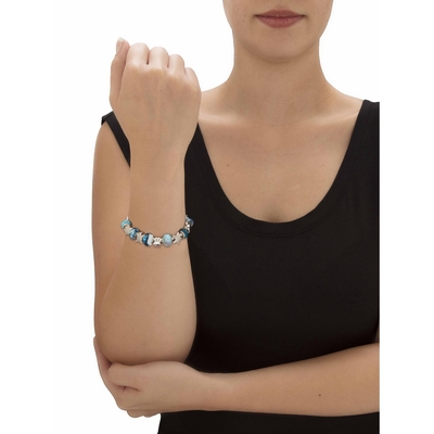 Rozgwiazda Bransoletka Opal Bransoletki dla Kobiet Dziewczyn Fine Jewelry Urodziny Dzień Matki Prezenty dla Mamy Kobieta