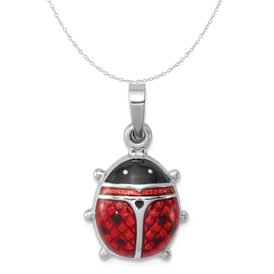 925 Sterling Silver Zapięcie Lobster Emaliowane Ryby Charm Naszyjnik Wisiorek Sea Life Fine Jewelry Dla Kobiet Prezenty Dla Niej