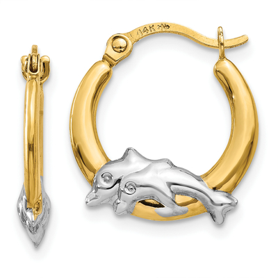 1Puzzled Sparkling Dolphin Naszyjnik i kolczyki Zestaw Uroczy naszyjnik i kolczyki - Ocean