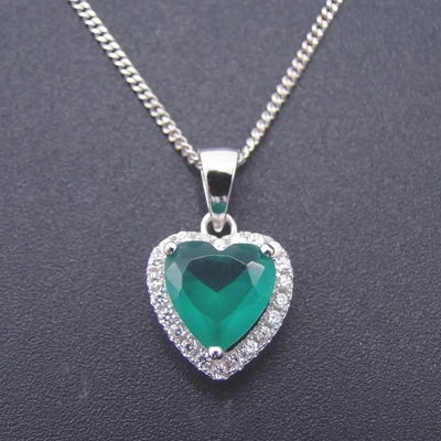 Moda 10 MM Trillion Cut Mystic Topaz Wisiorek Naszyjnik CZ Kamień Wielu Kolor Dainty Łańcuch Naszyjnik