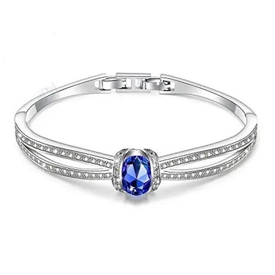 925 Sterling Silver Ring Wisiorek Kolczyk Halo Owalny kształt Tanzanit Zestawy biżuterii