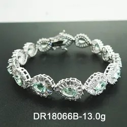 Pear Cut Tanzanit Silver Amazing Quality Bransoletka dla kobiet