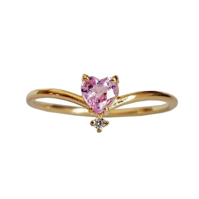 925 Sterling Silver Round Shape Rose Gold Platedt Morganite Kolczyki mankietowe