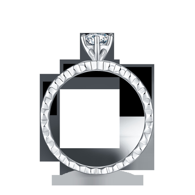 1.16CTW Wavilion Design biały Moissanite i szafir Platineve diamenty biżuteria zaręczynowy dla kobiet pierścionek