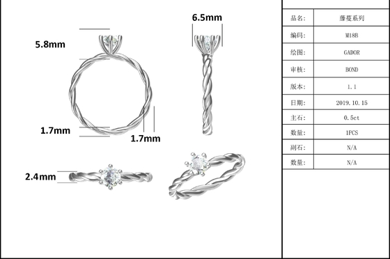 Moissanite zaręczyny dla kobiet zestaw pierścionków z diamentami i szafirem obrączka z białego złota Pave