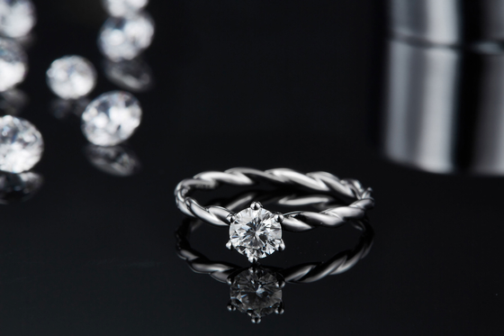Moissanite zaręczyny dla kobiet zestaw pierścionków z diamentami i szafirem obrączka z białego złota Pave
