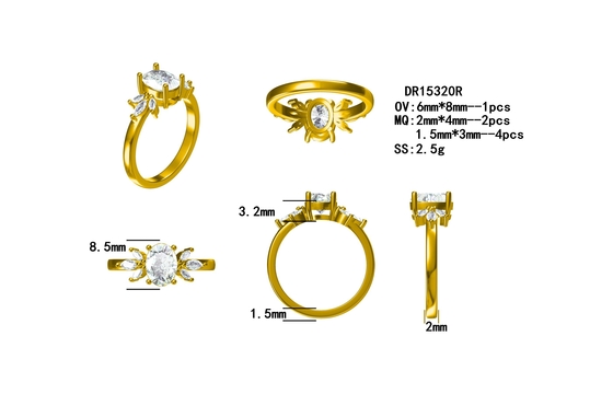 925 Sterling Silver naturalny surowy kamień kamień księżycowy biżuteria z kamieniami szlachetnymi ślubny pierścionek zaręczynowy