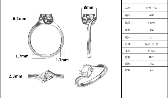 RD 4MM trapezowy biały Moissanite 9K srebrny pierścionek CZ minimalistyczna biżuteria ślubna