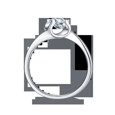 RD 4MM trapezowy biały Moissanite 9K srebrny pierścionek CZ minimalistyczna biżuteria ślubna