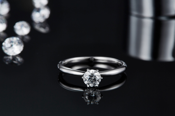 925 Sterling Silver Moissanite Diamentowe pierścionki na zaręczyny ślubne
