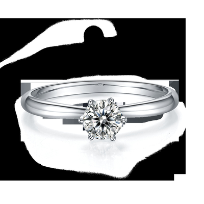925 Sterling Silver Moissanite Diamentowe pierścionki na zaręczyny ślubne