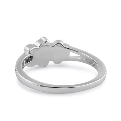 925 Z Sterling Silver Wysokiej Jakości Niebieski Opal Grecki Biały Lab Opal Pierścionek Zaręczynowy Dla Dziewczyn