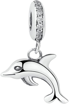 925 Sterling Silver Charms na bransoletki i naszyjniki Wisiorki z literami rodzinnymi