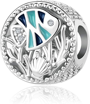 925 Sterling Silver Charms na bransoletki i naszyjniki Wisiorki z literami rodzinnymi