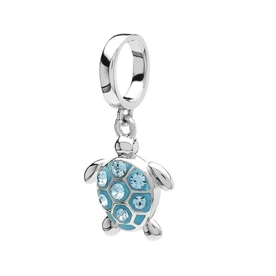 925 Sterling Silver Fish Charm Dangle Koraliki na Bransoletki i Naszyjniki