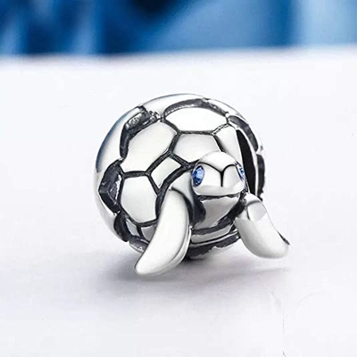 Zwisający kokos/palma z przezroczystymi kryształkami Charms do bransoletek Charms