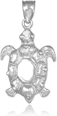 925 Sterling Silver Sea Turtle Charm wisiorek dla kobiet dziewczyn