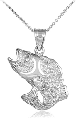 Boma Jewelry Naszyjnik ze srebrnym żółwiem morskim ze zwierzęciem, 18 cali