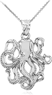 Wysoki połysk 925 Sterling Silver Jumping Sea Bass Fish Sea Life Charm Naszyjnik