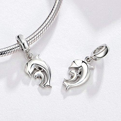 NINGAN Sterling silver 925 Lovely Animal Series charm koraliki dla pań bransoletka diy produkcja Prezenty urodzinowe