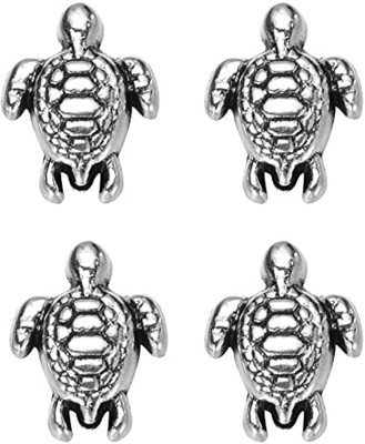 160 sztuk Antyczny Piękny Żółw Wisiorek Srebrny Koralik Charms Fit Oryginalna Bransoletka 9x7mm