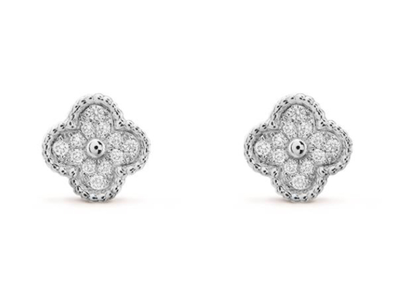 0,24 ct 18-karatowe złote diamentowe kolczyki, 10 mm diamentowe kolczyki do uszu Waga 2,37 g