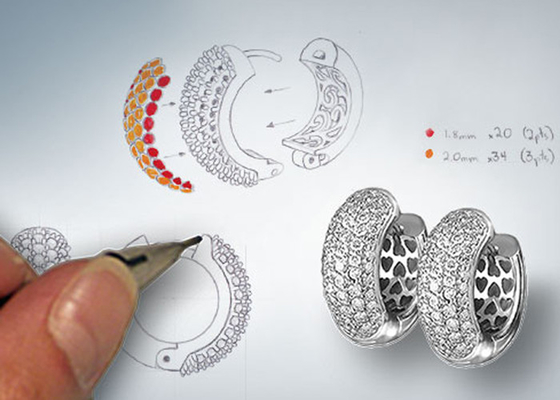 Dwukolorowy pierścionek z biżuterią o masie 0,80 ct, 14-karatowy złoty materiał ODM na zaręczyny