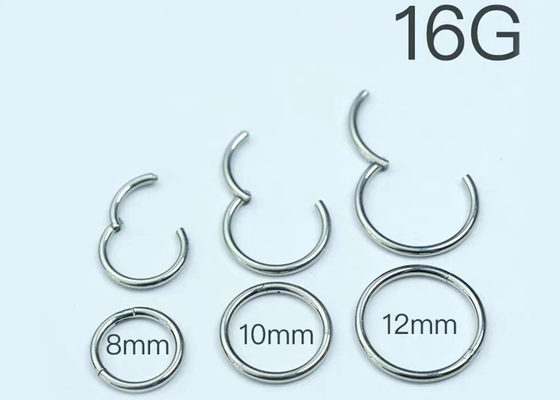 Pierścień przegrody OEM 8 mm, biżuteria z przegrodą nosową na prezent rocznicowy