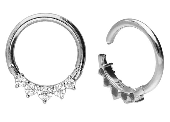 Surgical Hinged 14K Gold Clicker 5 Zestaw zewnętrznych pazurów Typ Hipoalergiczny