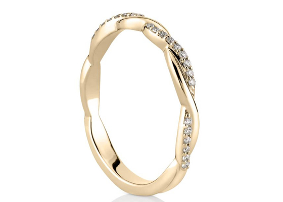 14K białe złoto prawdziwy diamentowy pierścionek z biżuterią 0,3ct okrągłe cięcie ODM na zaręczyny