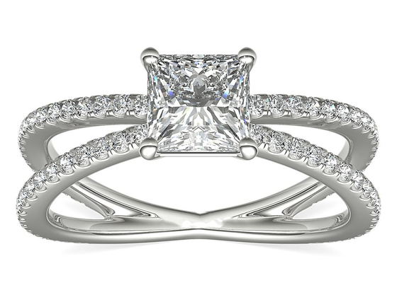 0.1ct RD3.0MM Zestaw obietnicy zaręczynowej i obrączki ślubnej Waga 3,21g
