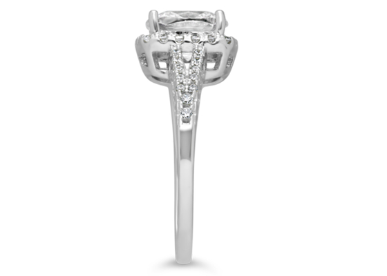 Cusion Cut 2,43ct 14K złota biżuteria, pierścionki zaręczynowe z surowego naturalnego diamentu ODM
