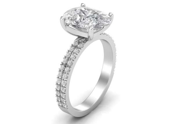 6 × 8MM 14K złota biżuteria 20szt z owalnym diamentem 1,5ct