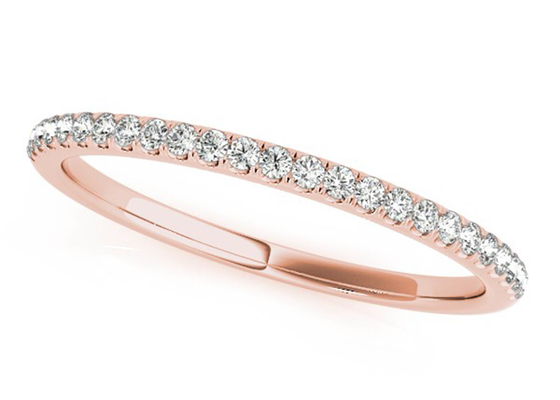 Prong Square Diamond Rose Gold Ring, 0,35CT ukryty pierścionek zaręczynowy Halo ODM